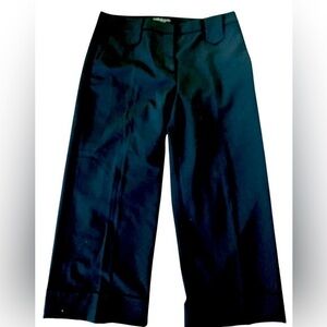 Peace Of Cloth Cropped cuffed Pant - 8 black , wool blend